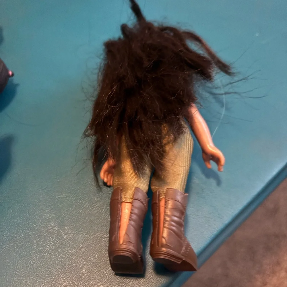 Adventure Doll Set with Brown and Purple Outfits